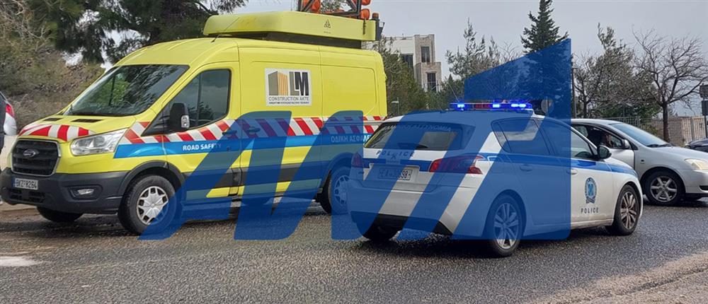 Πάρνηθα - Διακοπή κυκλοφορίας στο ύψος του τελεφερίκ Πάρνηθα - Διακοπή κυκλοφορίας στο ύψος του τελεφερίκ