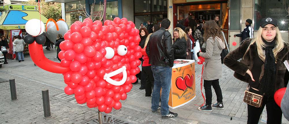 Γιορτή Αγίου Βαλεντίνου - Καταστήματα - Μπαλόνια
