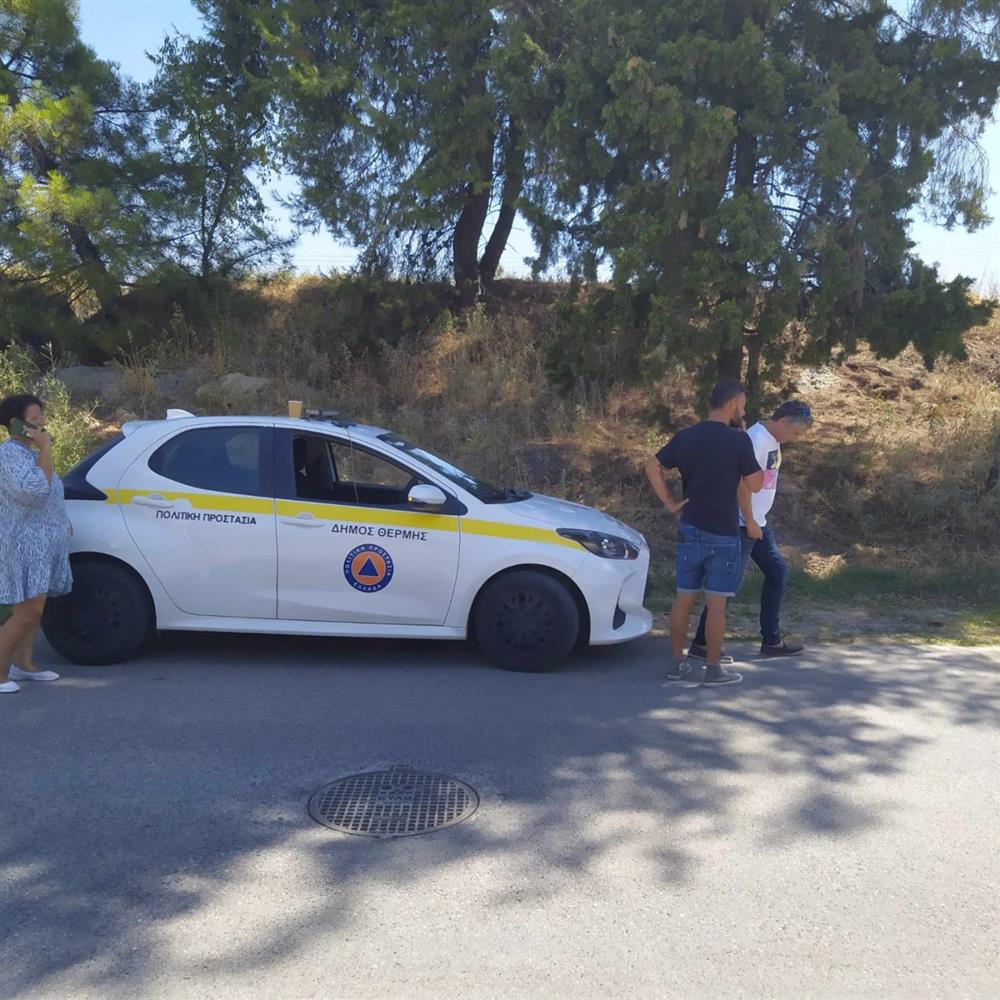 Θέρμη - ύποπτες συσκευασίες - φωτιά Θέρμη - ύποπτες συσκευασίες - φωτιά