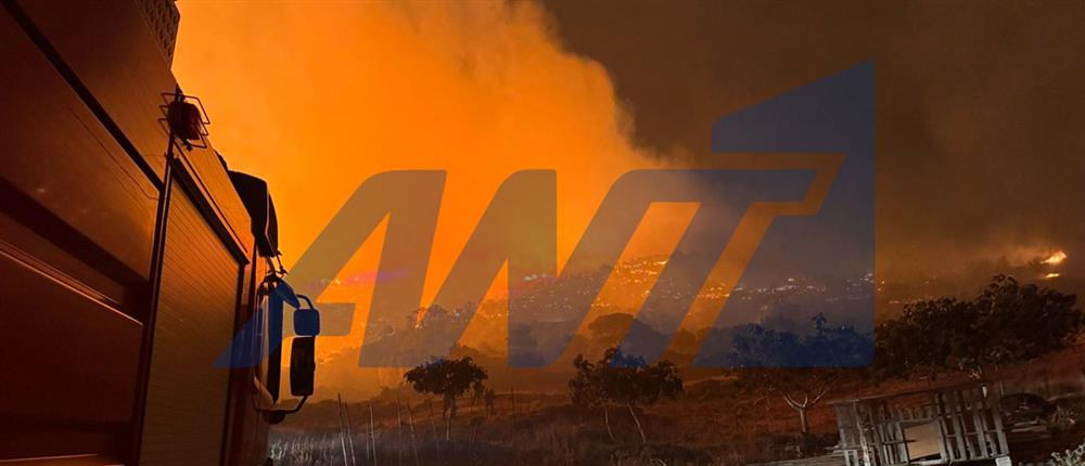 Φωτιά στην Κερατέα Φωτιά στην Κερατέα