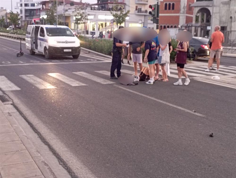 Λάρισα - ατύχημα - πατίνι Λάρισα - ατύχημα - πατίνι