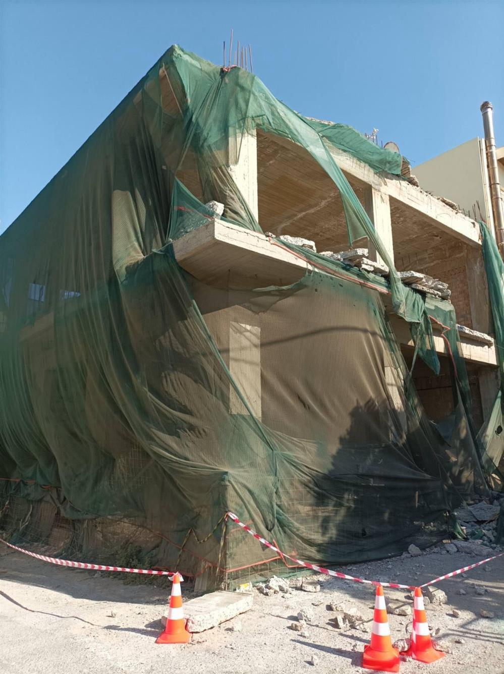 Ηράκλειο - καταρρευση κτηρίου Ηράκλειο - καταρρευση κτηρίου