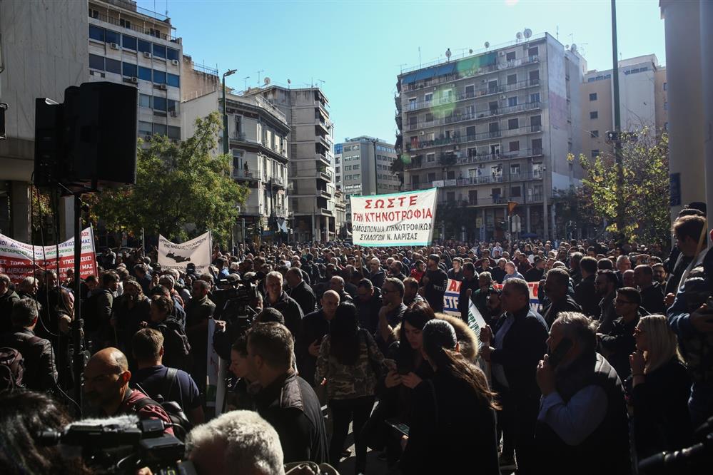 αγρότες - συλλαλητήριο αγρότες - συλλαλητήριο