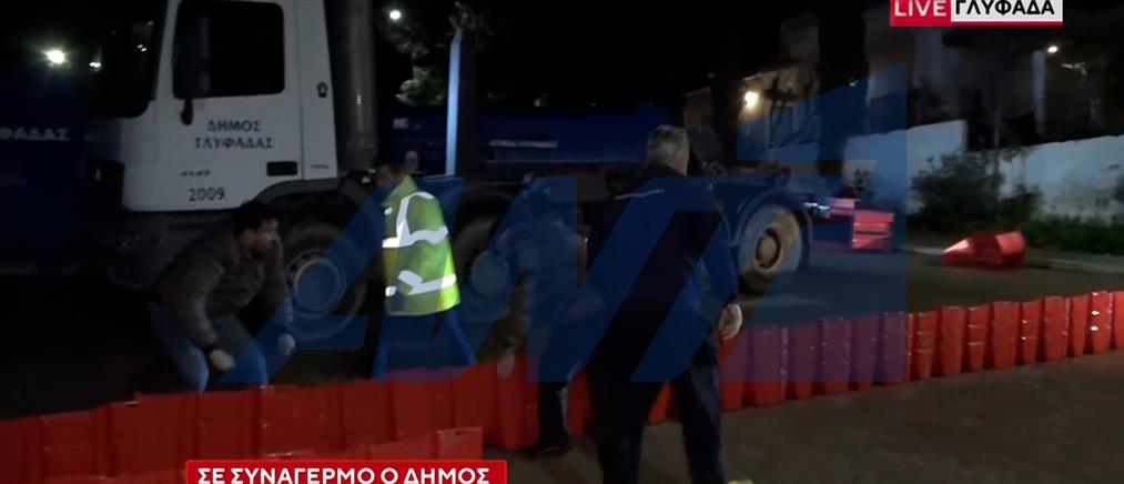 Σε συναγερμό η Γλυφάδα: Έκτακτα έργα ενόψει νέας κακοκαιρίας